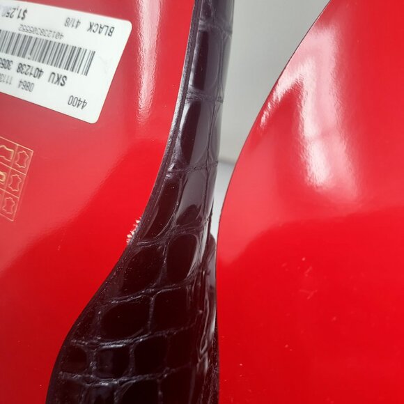 Christian Louboutin Mens MJ Moc Alligator Black Bit Loafer - Picture 13 of 13